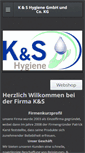 Mobile Screenshot of ks-hygiene.de