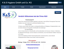 Tablet Screenshot of ks-hygiene.de